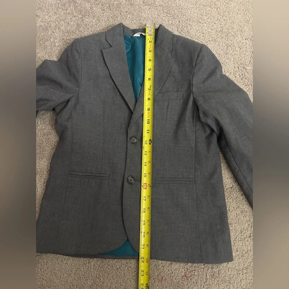 Cat & Jack Boys Gray Blazer Jacket Size 7